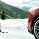 Image for article titled When You're The Heir To Fiat You Ski With A Ferrari FF